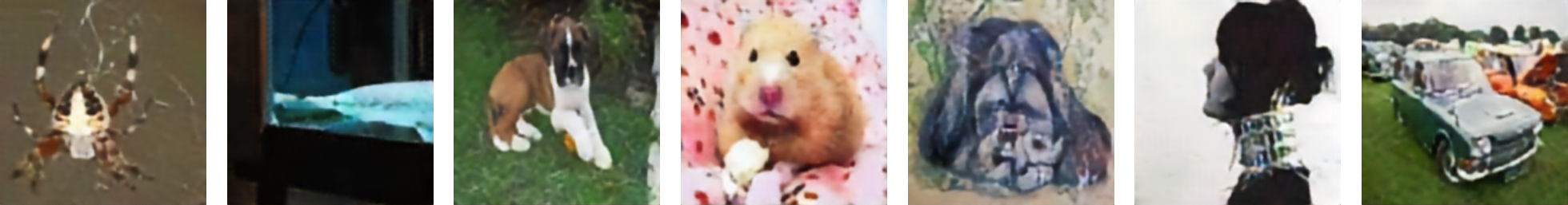 FSQ reconstructions on ImageNet-256